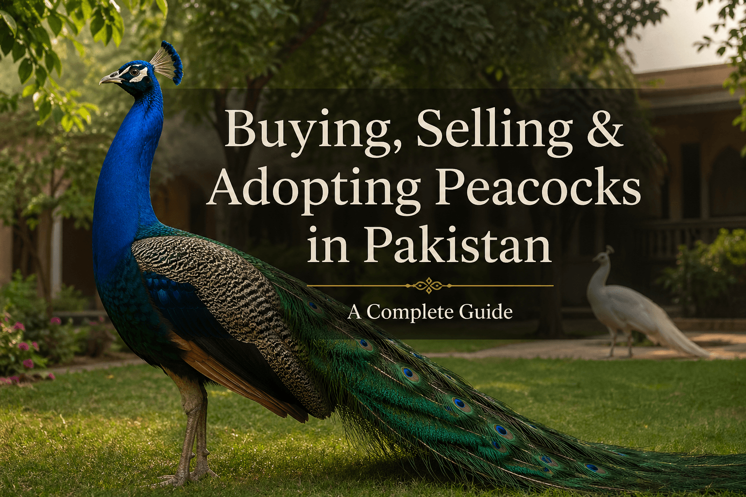 Peafowl Guide: Buying, Selling & Adopting in Pakistan